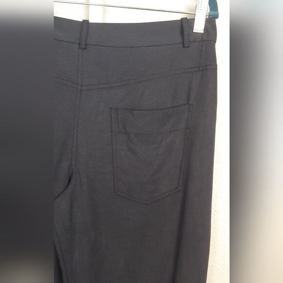 Elie Tahari Tencel Linen Blend Slacks Pants Trousers Sz 0 (runs large) Gray - Picture 4 of 9